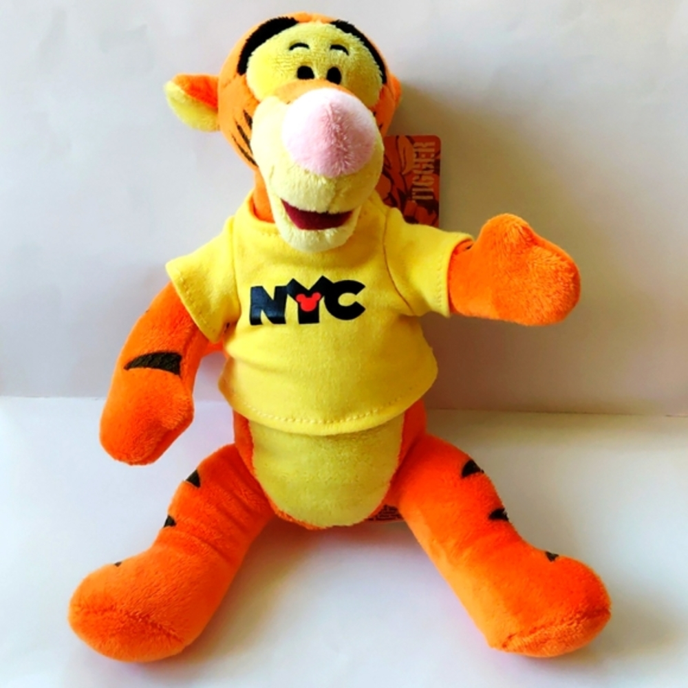 Disney Tigger Plush Toy w NYC Yellow shirt